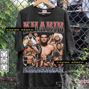 Vintage Bootleg Style Khabib Nurmagomedov Shirt, Khabib Nurmagomedov Boxing T-sh
